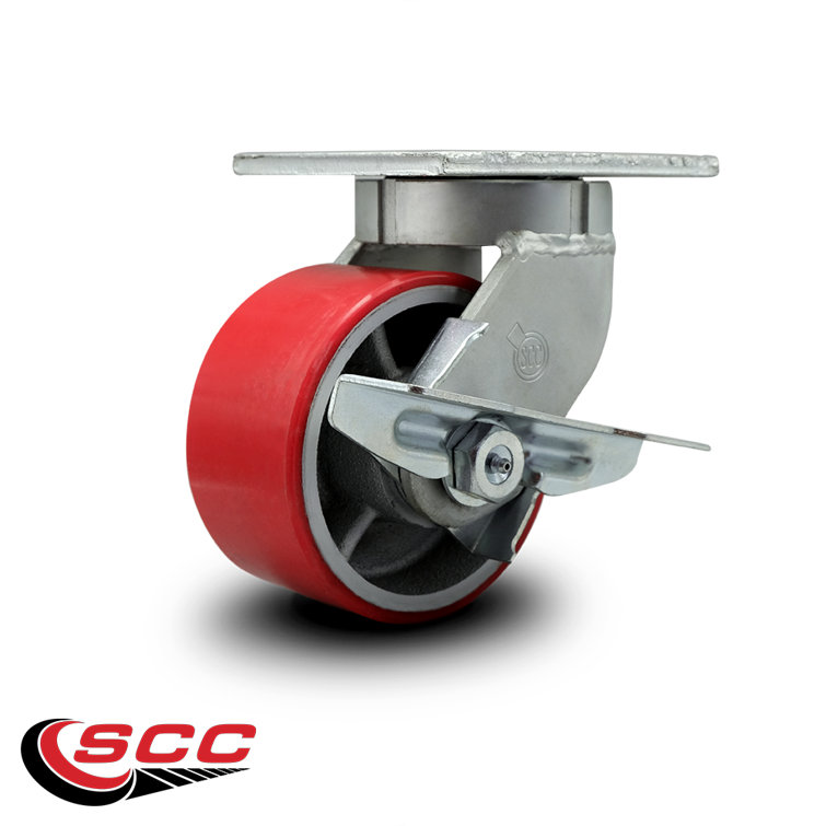 Service Caster Extra Heavy Duty Poly on Cast Iron Caster Wayfair Canada